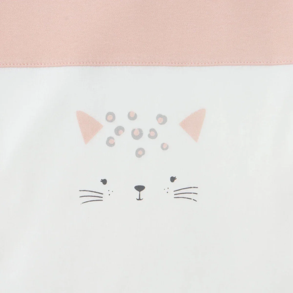 Bebbek Girls 10pcss Newborn Set Animal with Poppers V-Neck Long Leg Long Sleeve - Ecru - Image 7