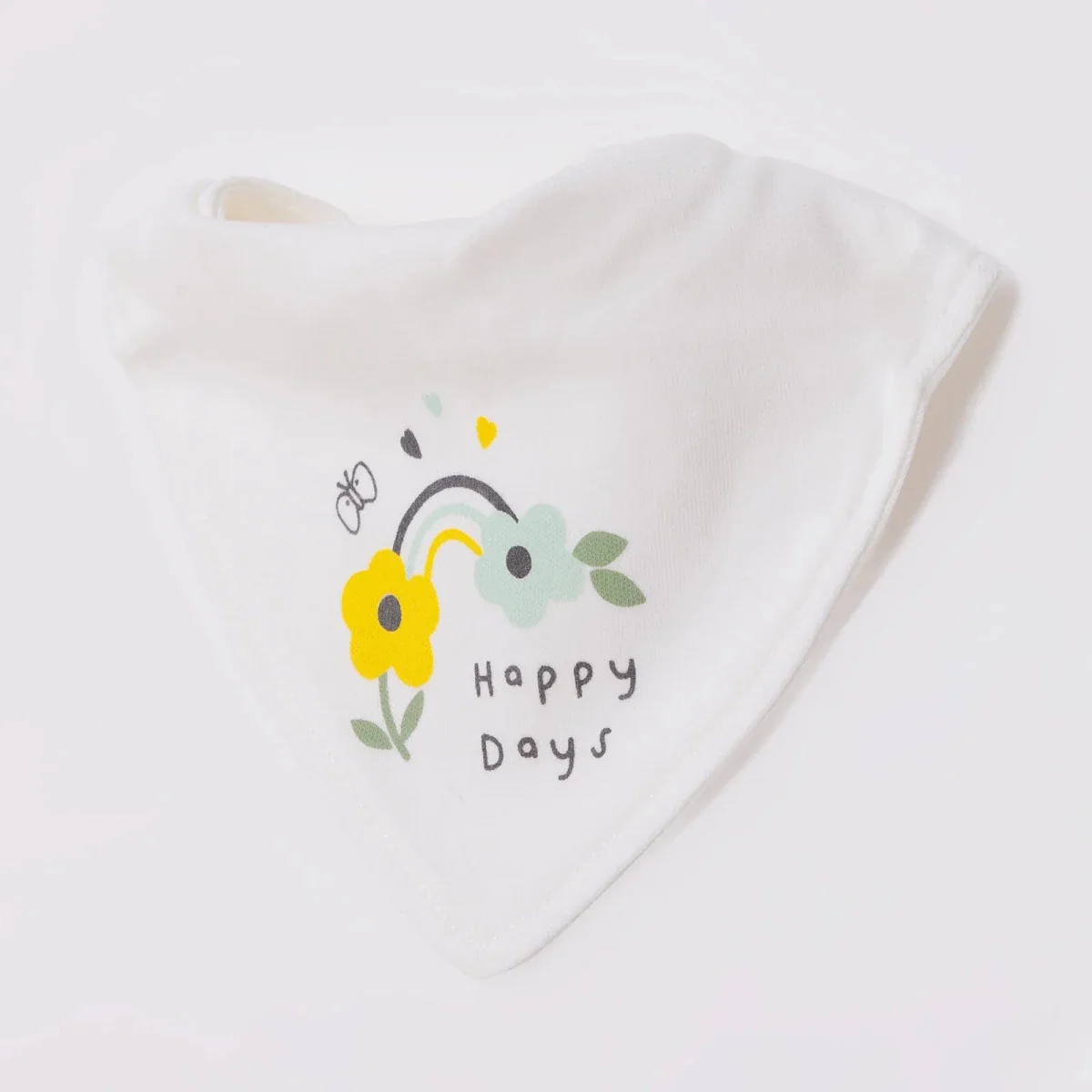 Bebbek Girls 10pcss Newborn Set Animal with Poppers V-Neck Long Leg Long Sleeve - Ecru - Image 5