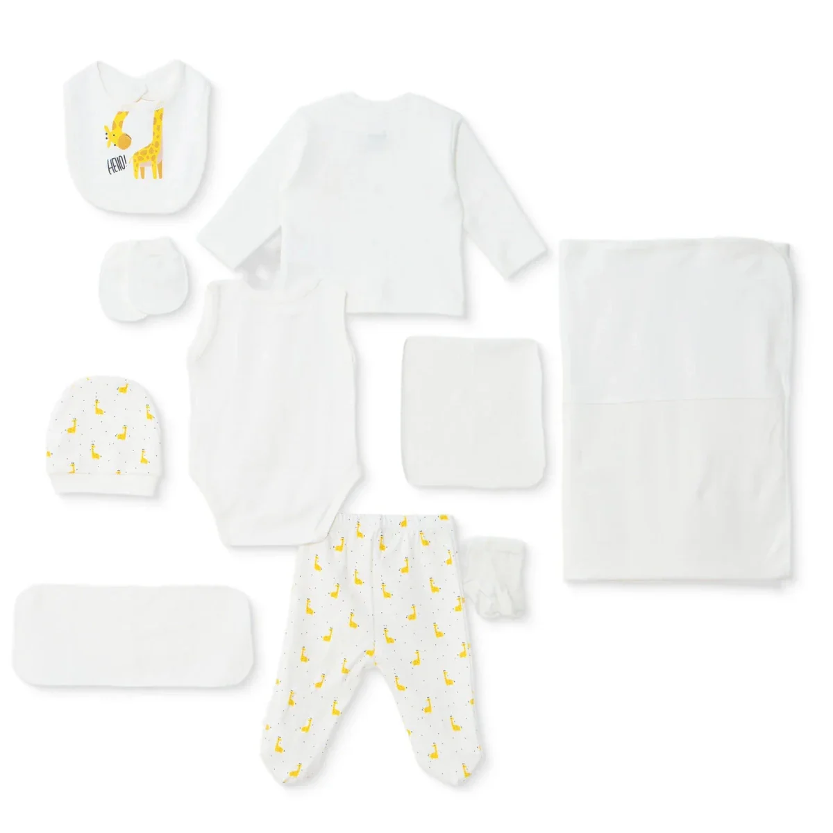Bebbek Newborn 10 pcs Starter Set - Ecru - Image 2