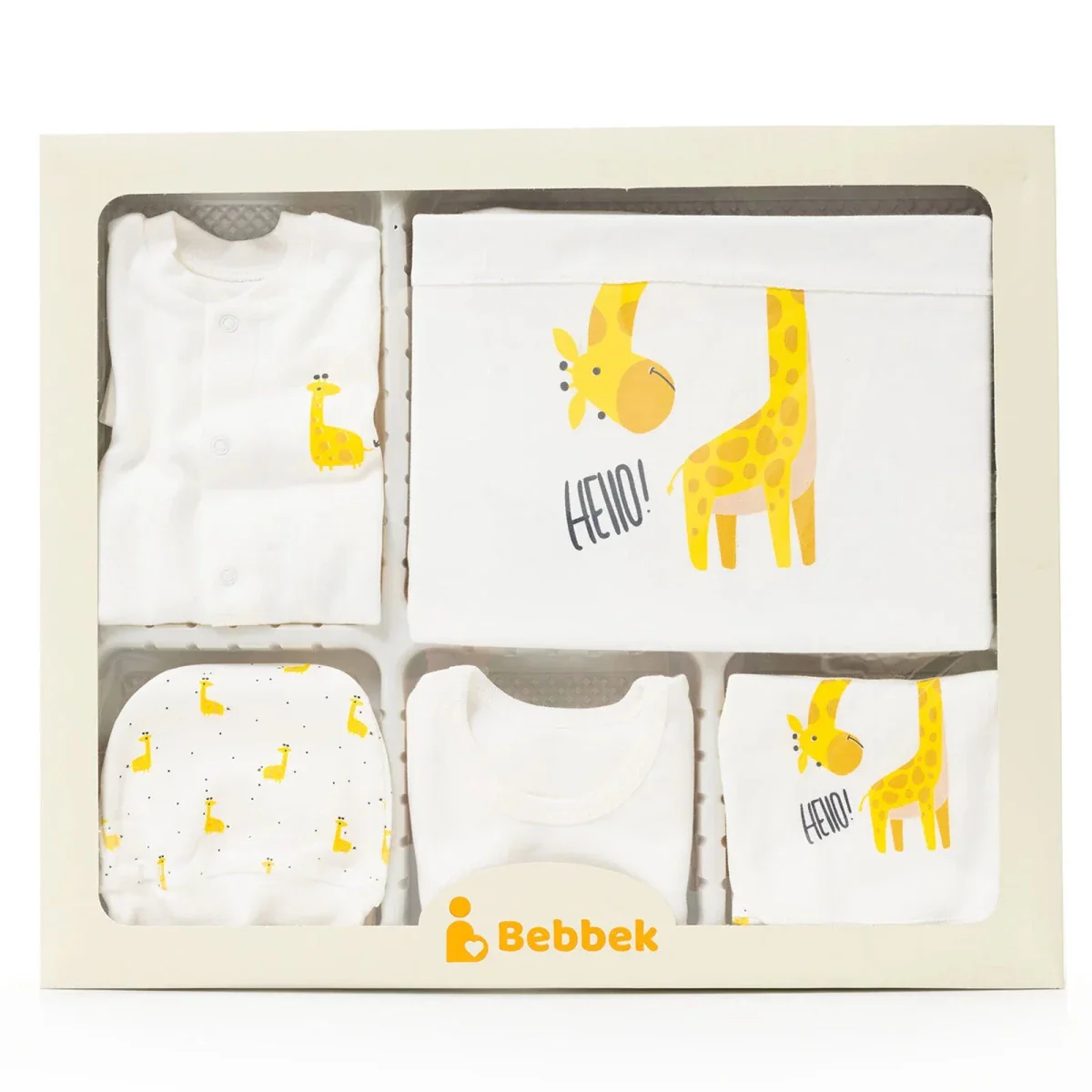 Bebbek Newborn 10 pcs Starter Set - Ecru - Image 8