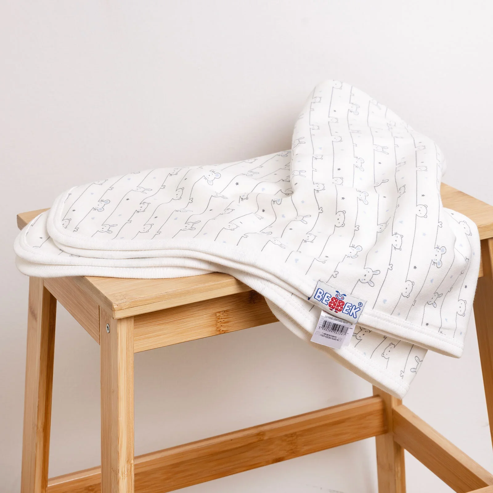 Bebbek Unisex Blanket - Ecru - Image 5