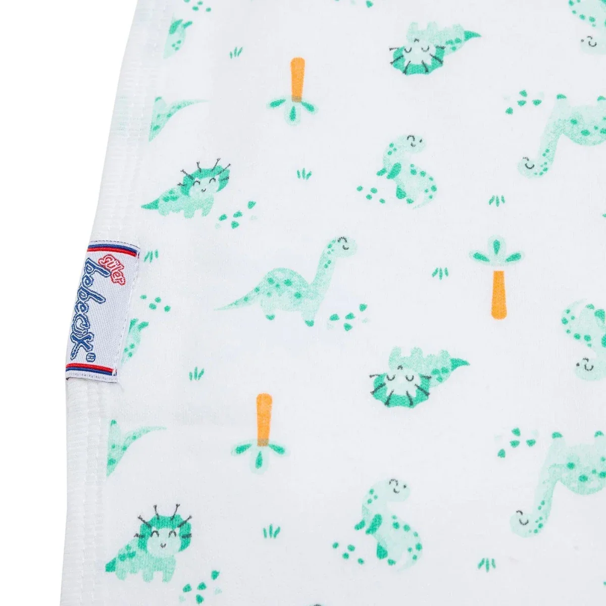 Bebecix Boys 100% Cotton Jersey Blankets 80x90 cm - Ecru - Image 4