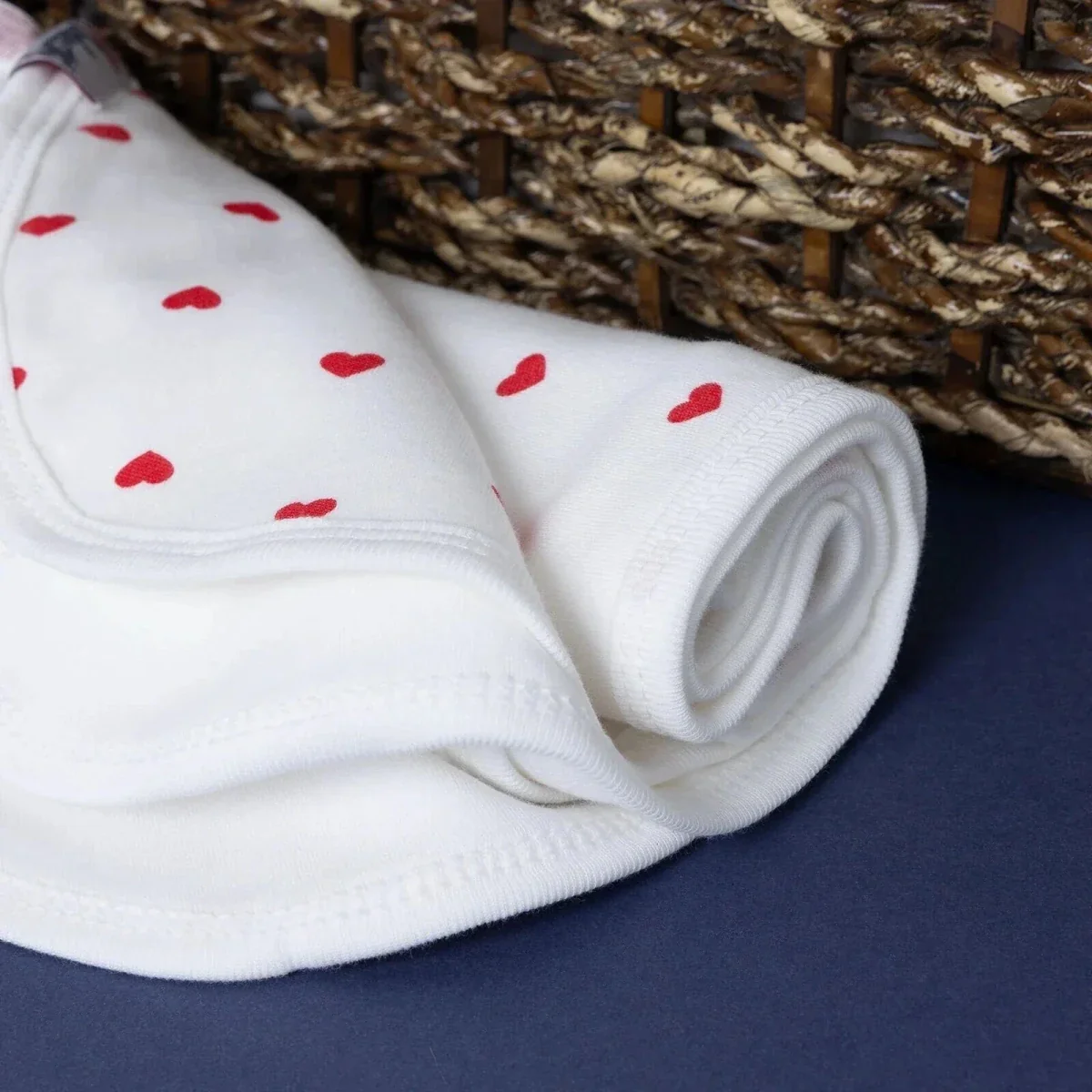 Bebecix Girls Cotton Jersey Blankets - Ecru - Image 4