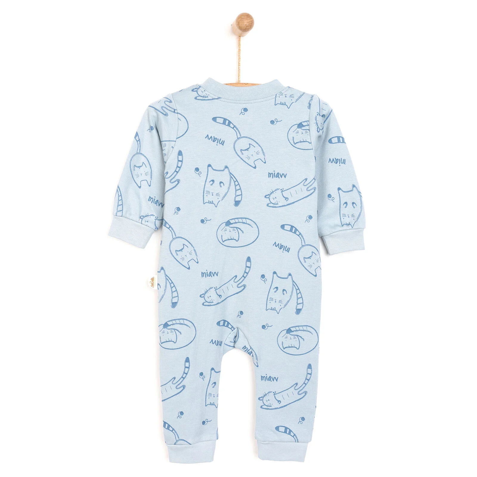 Bebetto Baby Boy Footless Jumpsuit - Indigo - Image 2