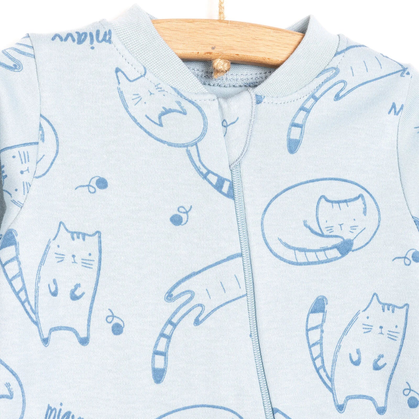 Bebetto Baby Boy Footless Jumpsuit - Indigo - Image 4