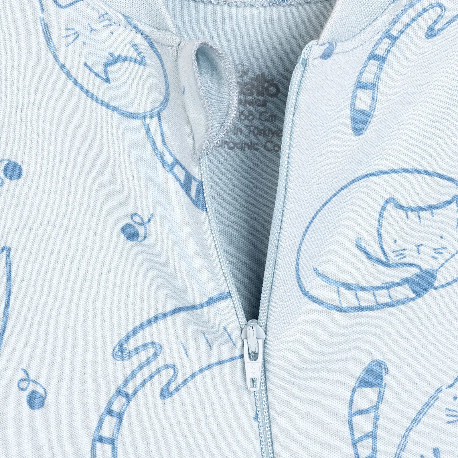 Bebetto Baby Boy Footless Jumpsuit - Indigo - Image 6