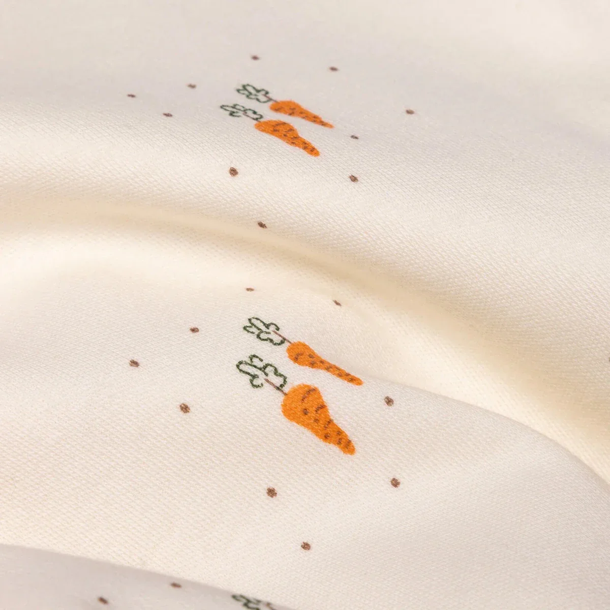 Bebetto Boys Bodysuit & Footed Bottom Set Animal Print Snap Fastening Baby Carrot Crew Neck Full Len - Brown - Image 5