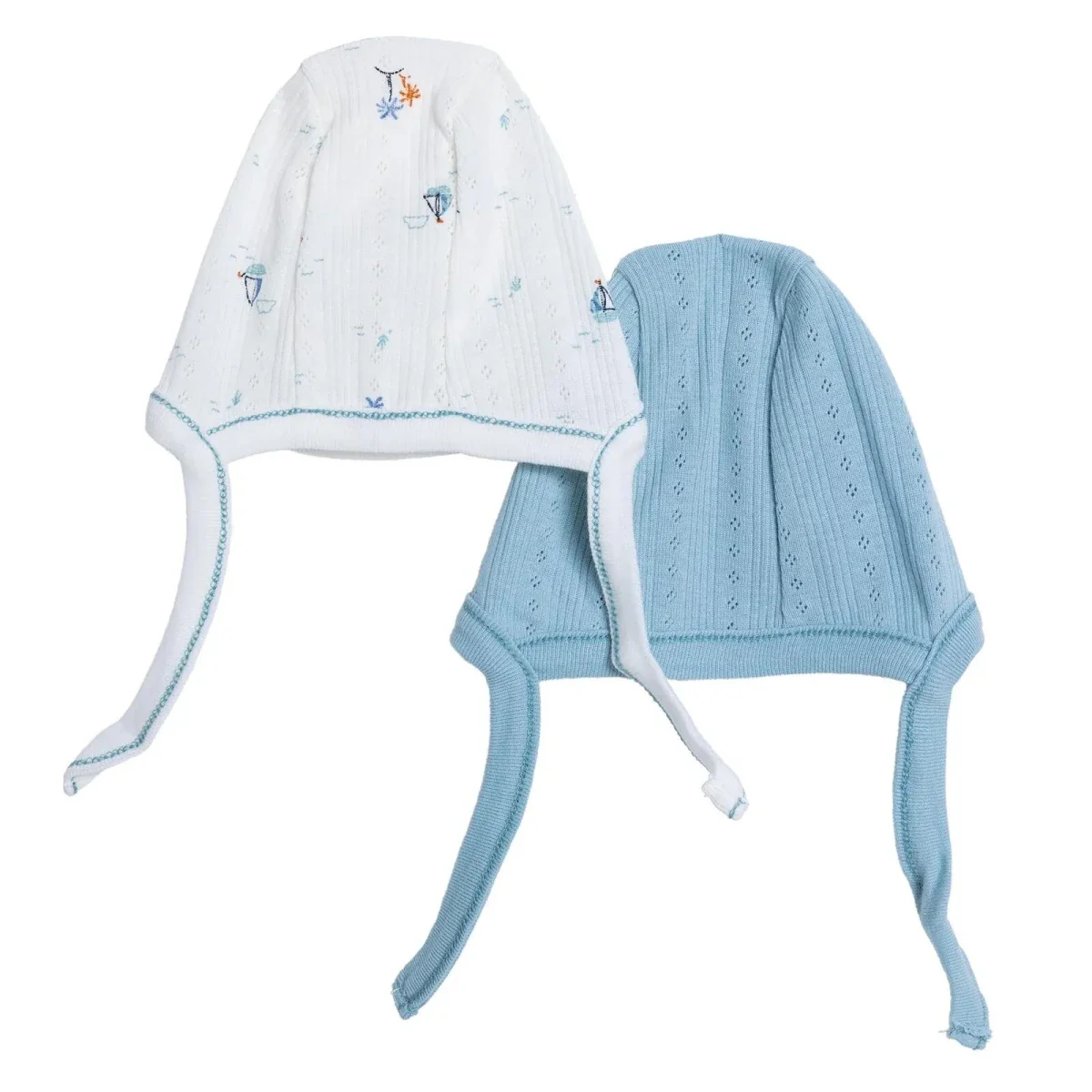 Bebetto Boys Hat Nautical Print - Petrol Green - Image 2