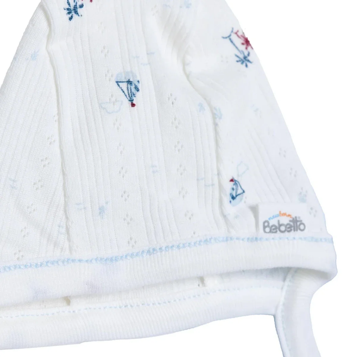 Bebetto Boys Hat Nautical Print - Blue - Image 4