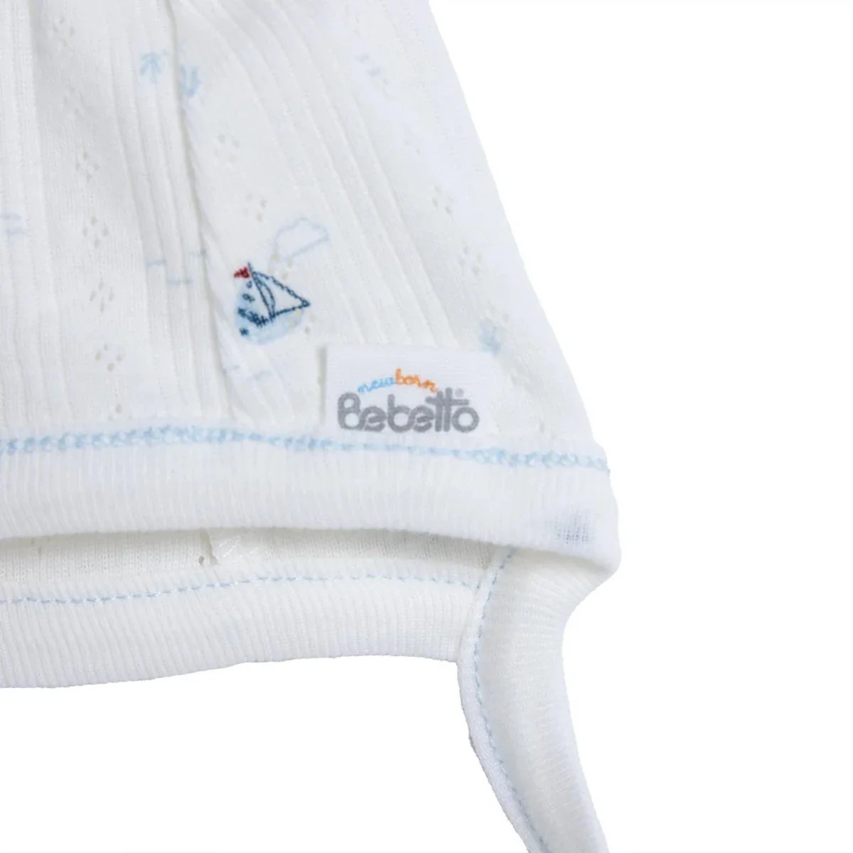 Bebetto Boys Hat Nautical Print - Blue - Image 6