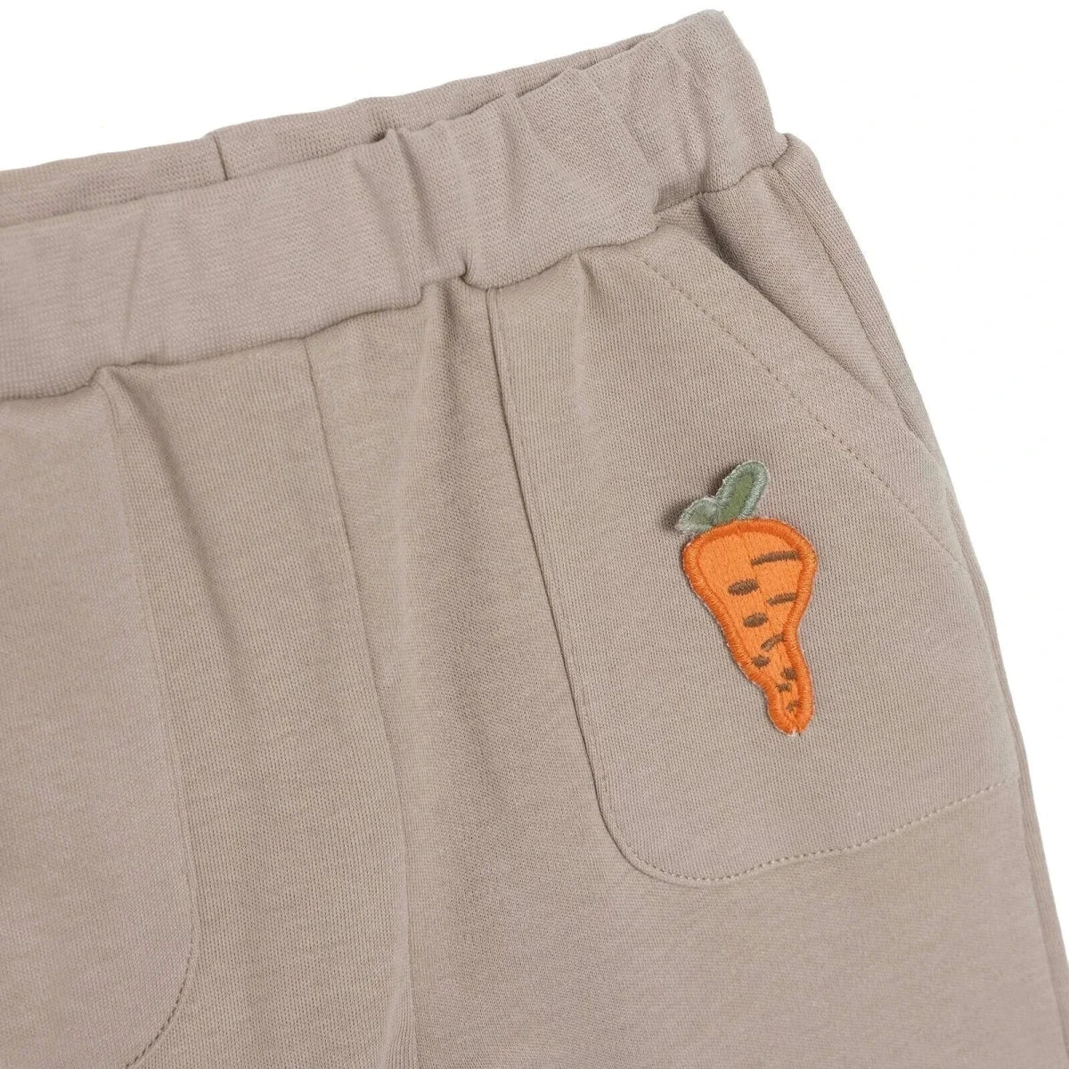 Bebetto Boys T-shirt & Footless Bottom Set Animal Print Baby Carrot Crew Neck Full Length Short Slee - Brown - Image 5