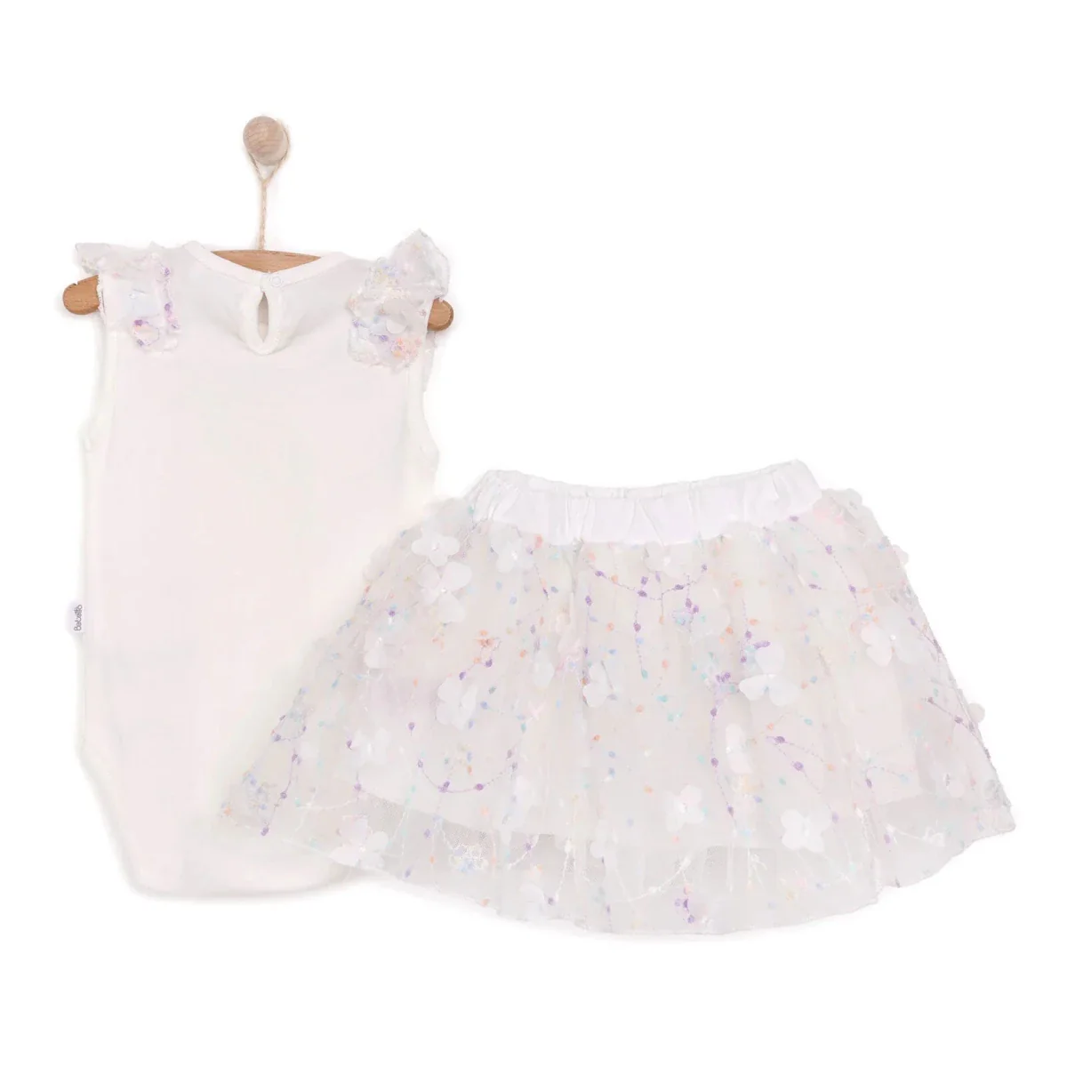 Bebetto Cute Fairy Girl Blouse - Skirt - Ecru - Image 2