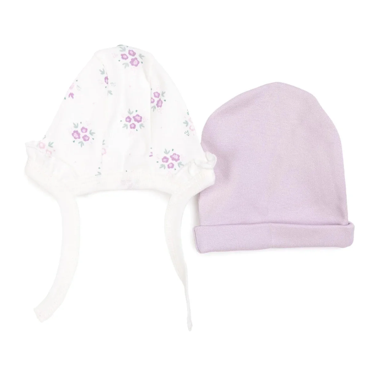 Bebetto Flowers Girl Hat - Purple - Image 2