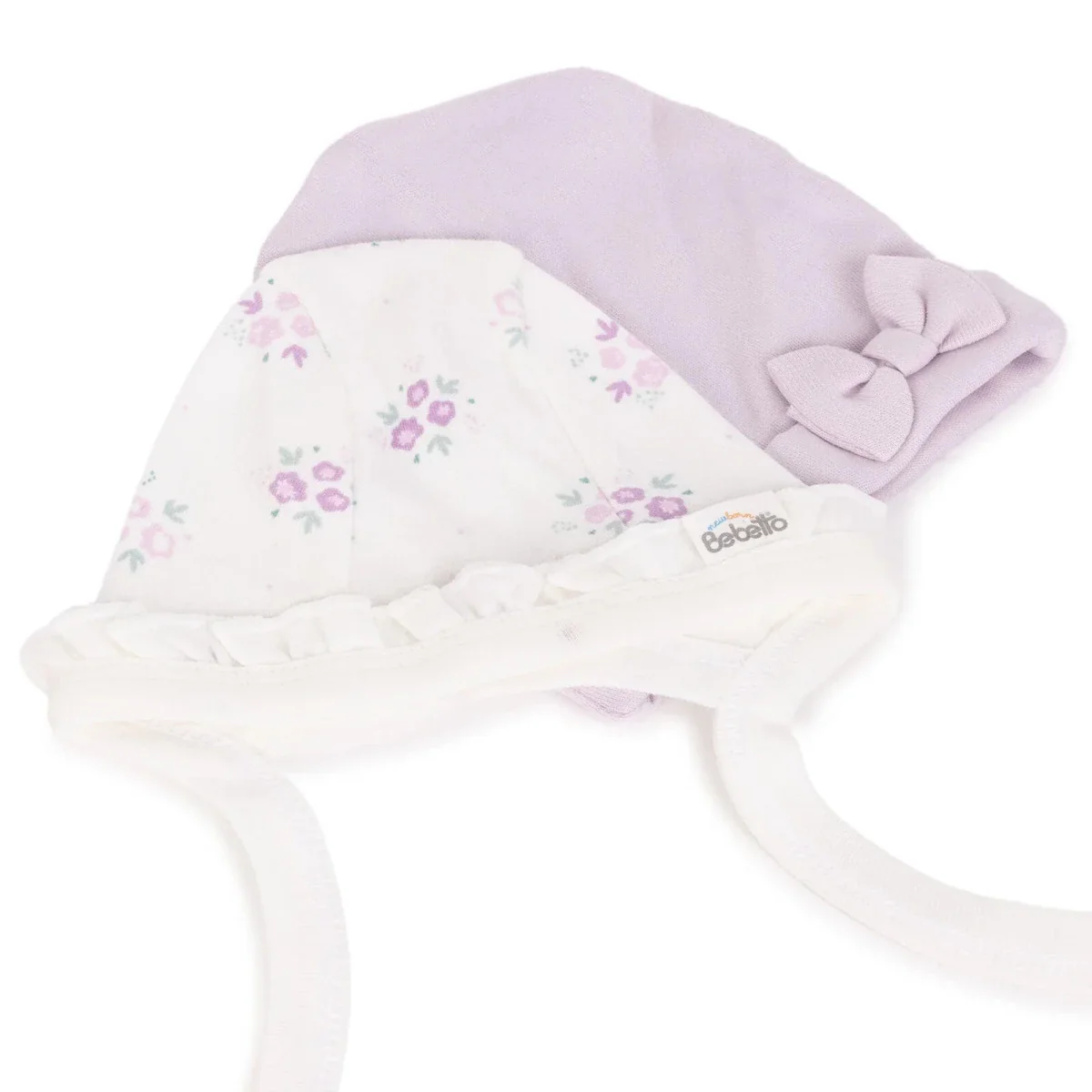 Bebetto Flowers Girl Hat - Purple - Image 3