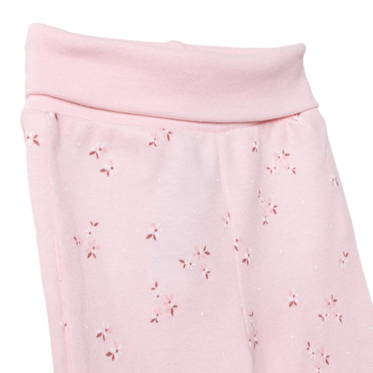 Bebetto Girls 5-Piece Newborn Hospital Set Buttoned Flower Garden Crew Neck Full Length Long Sleeve - Pink - Image 6