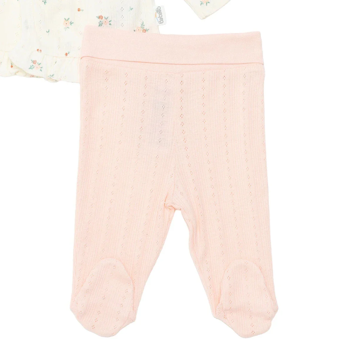 Bebetto Girls 100% Cotton 5-Piece Hospital Pack Envelope Neck - Pink - Image 4