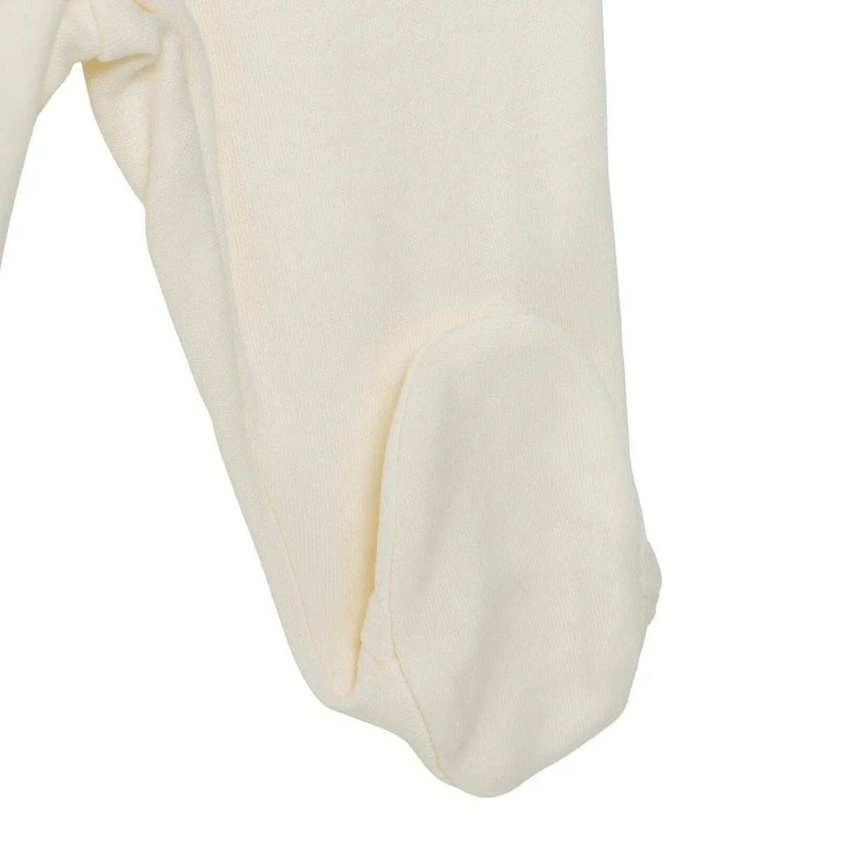 Bebetto Girls 5-Piece Newborn Hospital Set Snap Fastening Ceremony Frill Neck Full Length Long Sleev - Ecru - Image 5