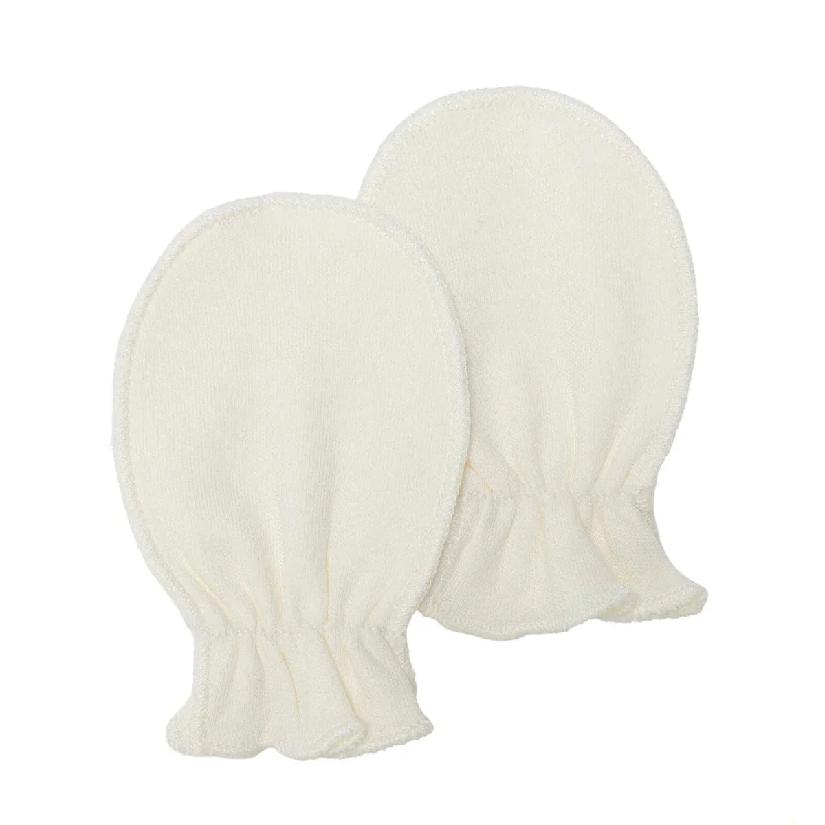 Bebetto Girls 5-Piece Newborn Hospital Set Snap Fastening Ceremony Frill Neck Full Length Long Sleev - Ecru - Image 6