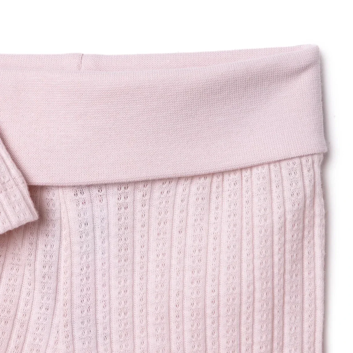 Bebetto Girls Cardigan & Footed Trousers Set Bow Print Long - Pink - Image 6