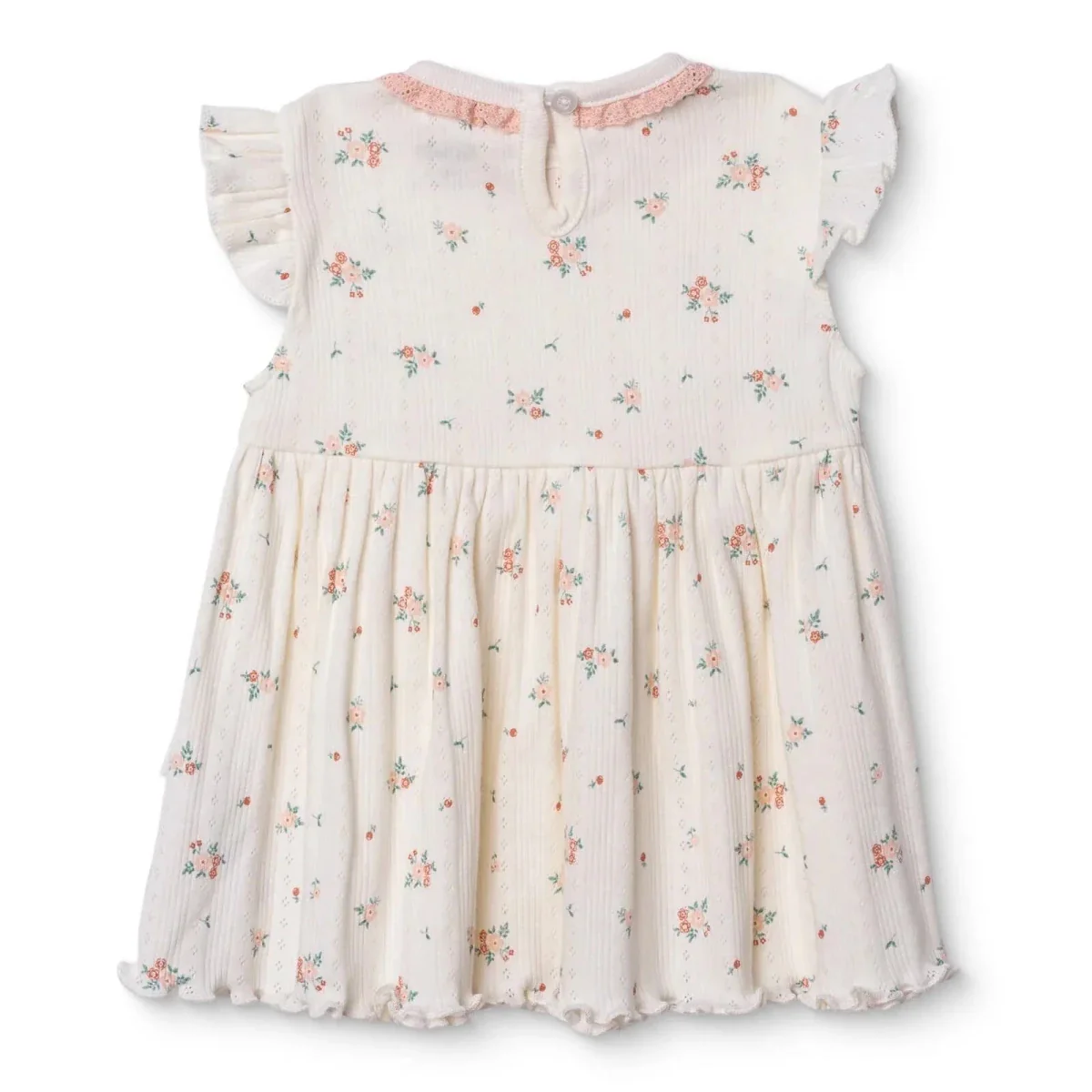 Bebetto Girls Dress Floral Print - Pink - Image 2