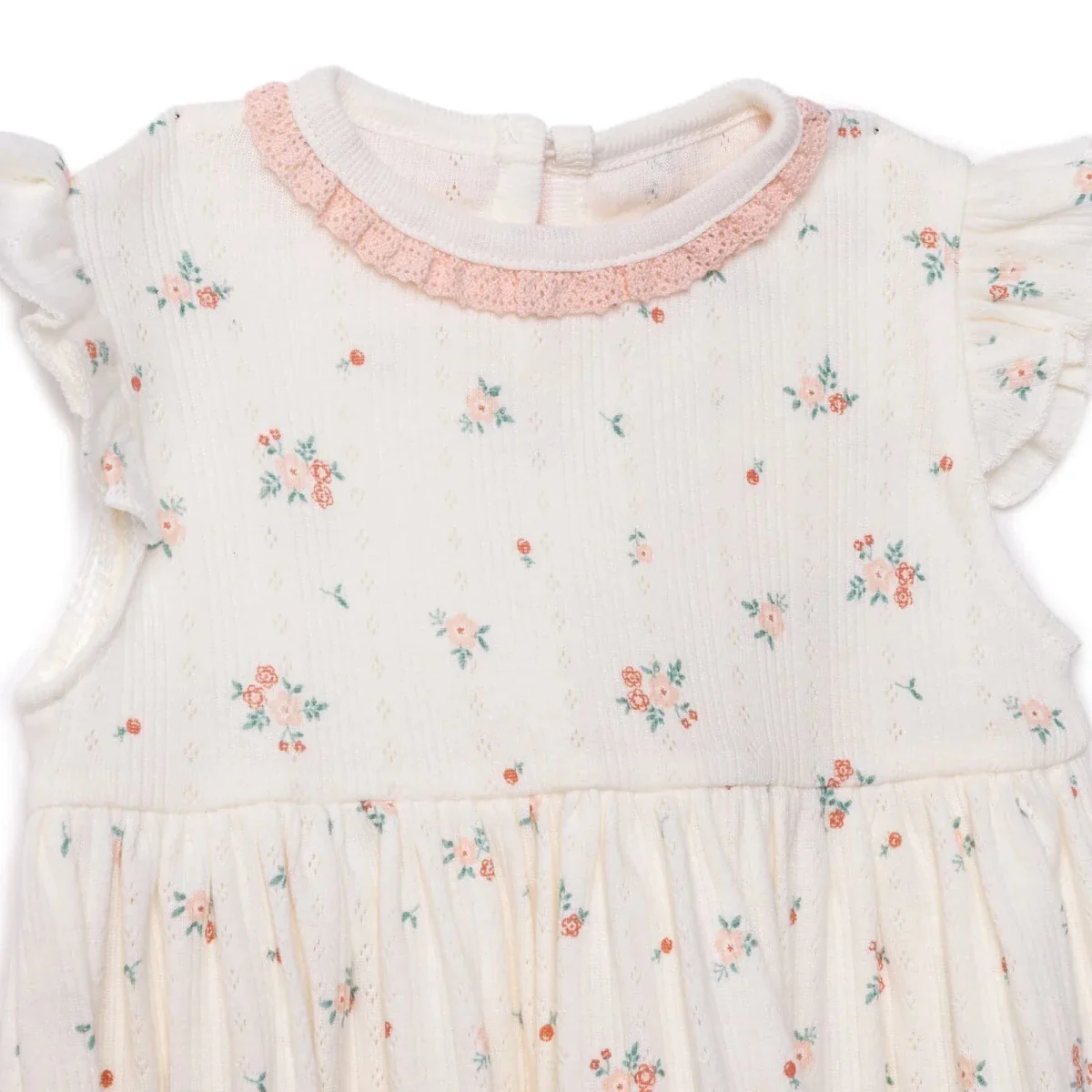 Bebetto Girls Dress Floral Print - Pink - Image 5
