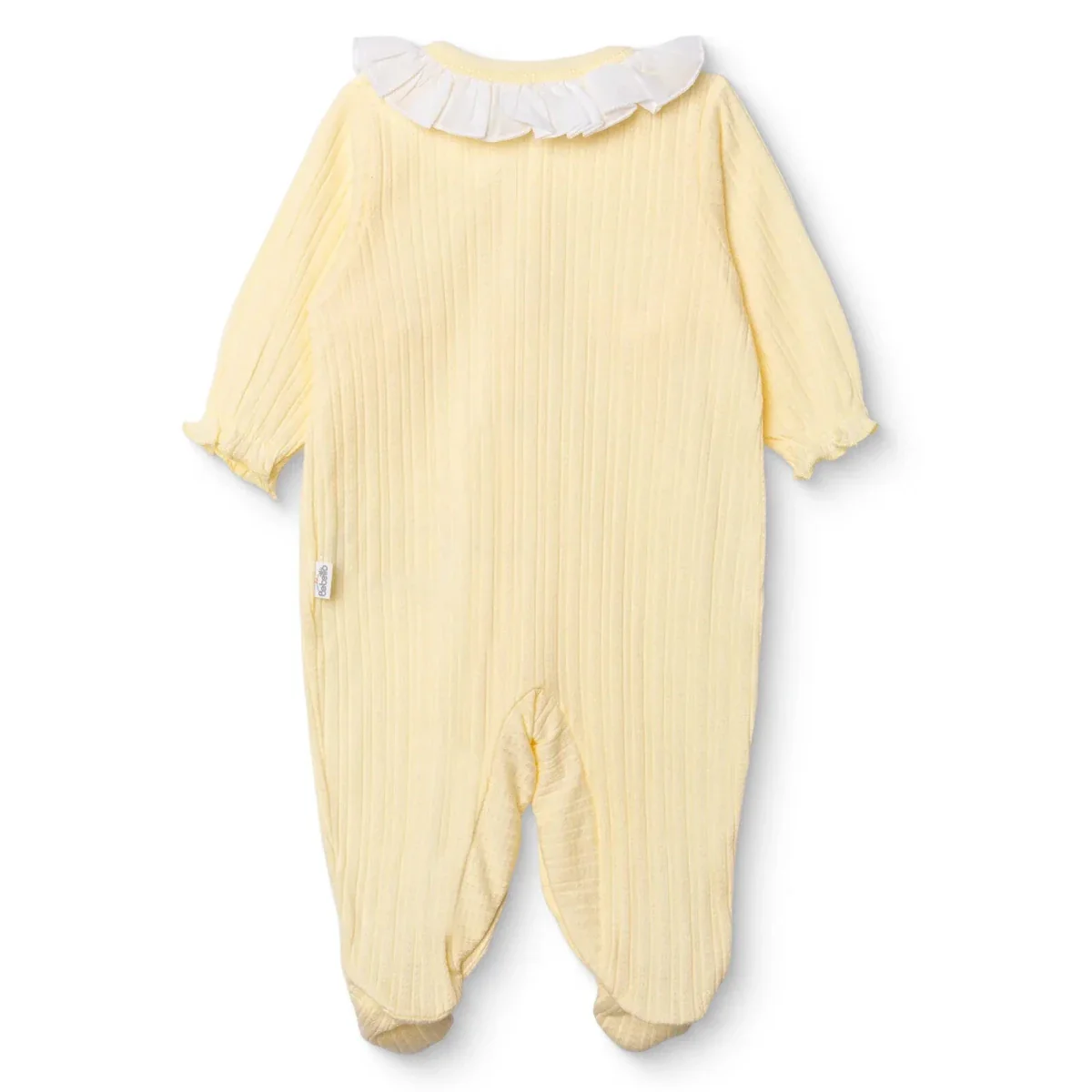Bebetto Girls Footed Sleepsuit Sweet Princess - Yellow - Image 2