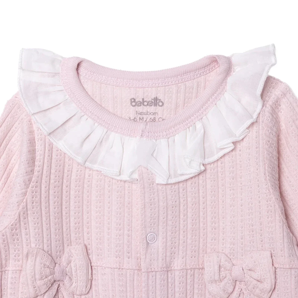 Bebetto Girls Footed Sleepsuit Sweet Princess - Pink - Image 4