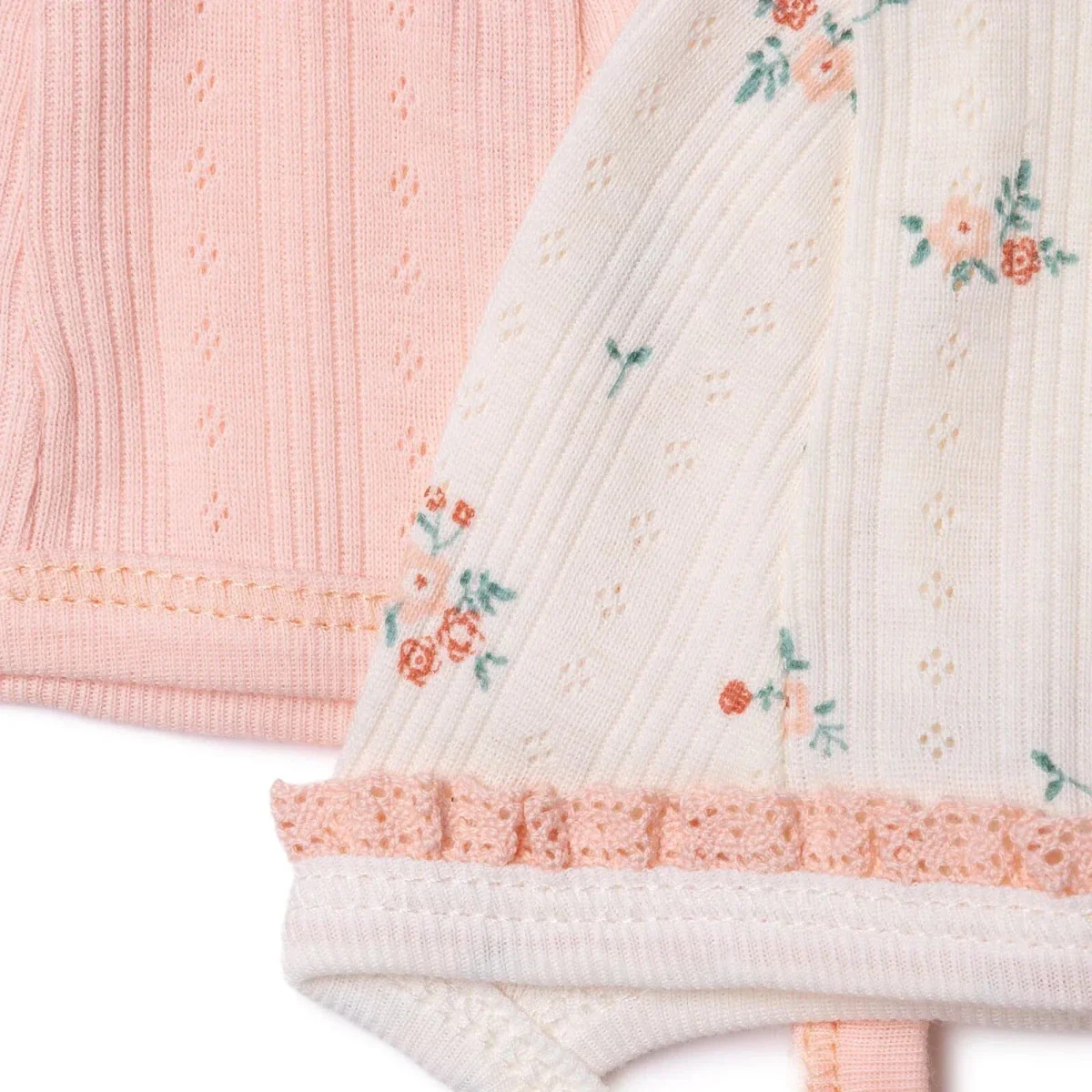Bebetto Girls Hat Floral Print - Pink - Image 3