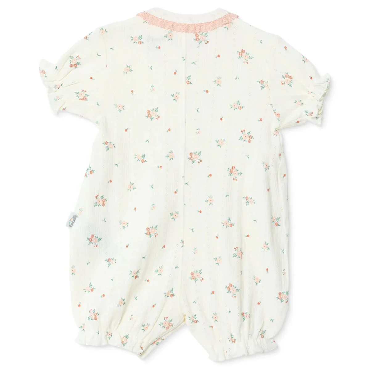 Bebetto Girls Short Romper Floral Print - Pink - Image 2