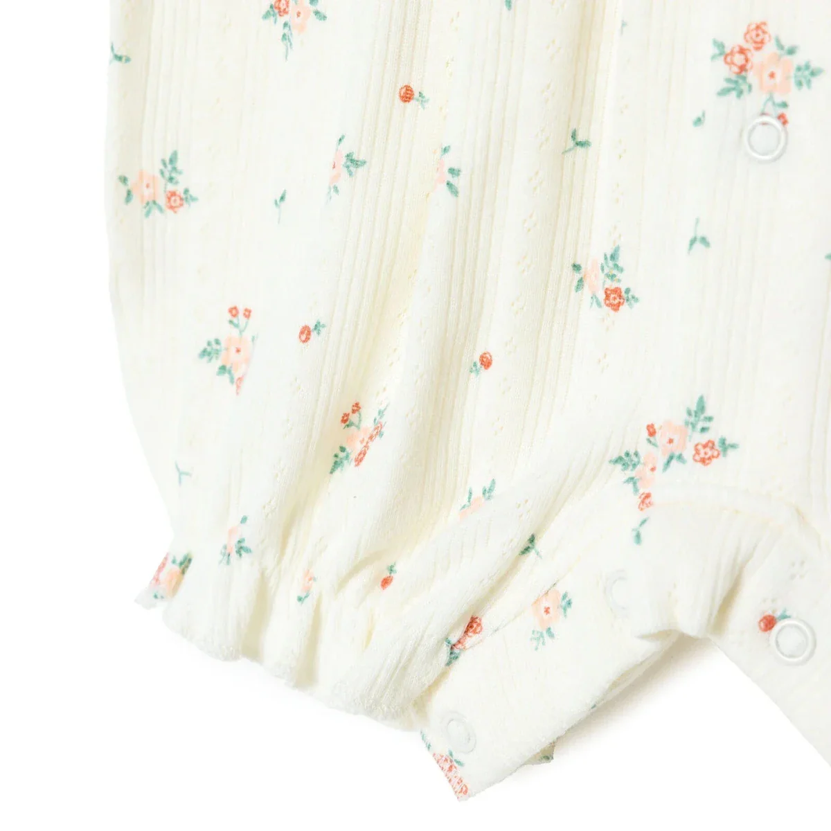 Bebetto Girls Short Romper Floral Print - Pink - Image 7