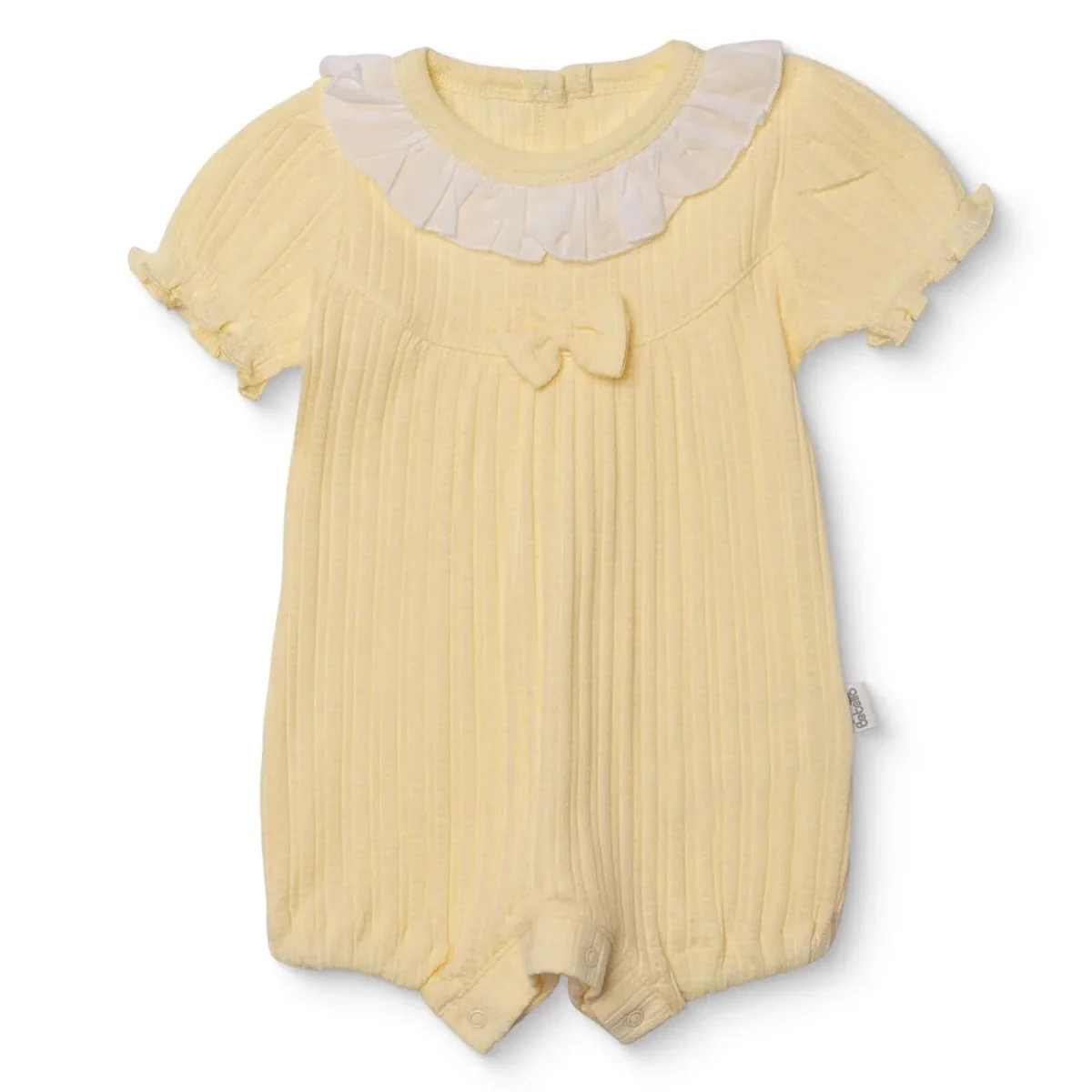 Bebetto Girls Short Romper - Yellow