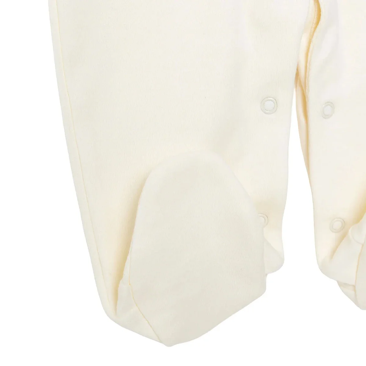 Bebetto Girls Sleepsuit & Hat Set Snap Fastening Ceremony Frill Neck Full Length Long Sleeve - Ecru - Image 6