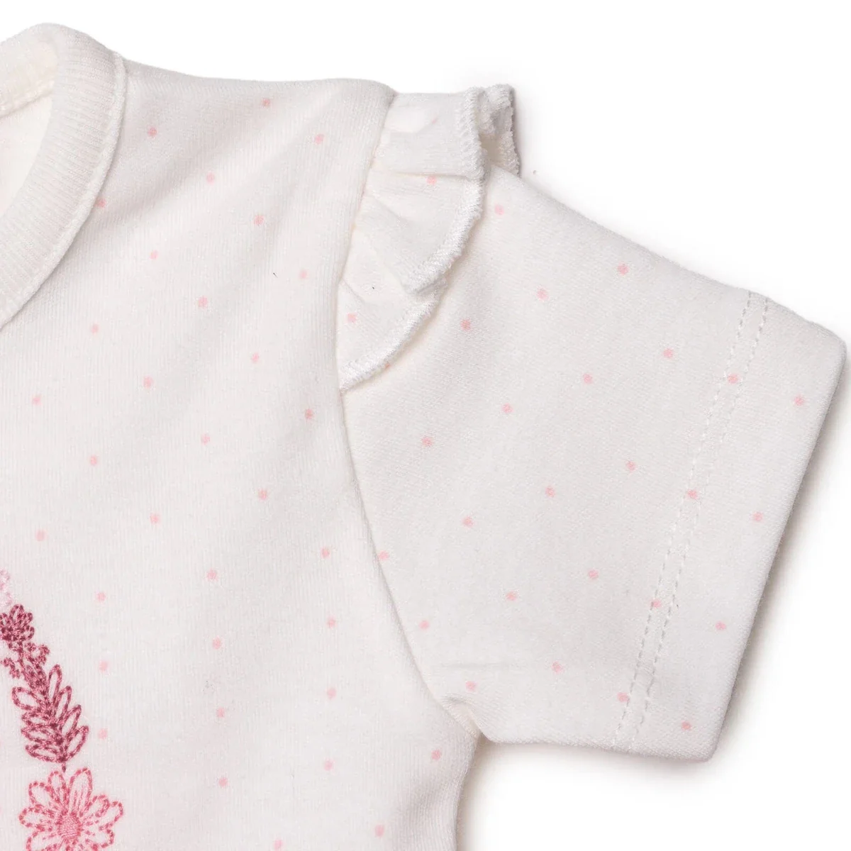 Bebetto Girls T-shirt & Shorts Set Floral Print - Pink - Image 4