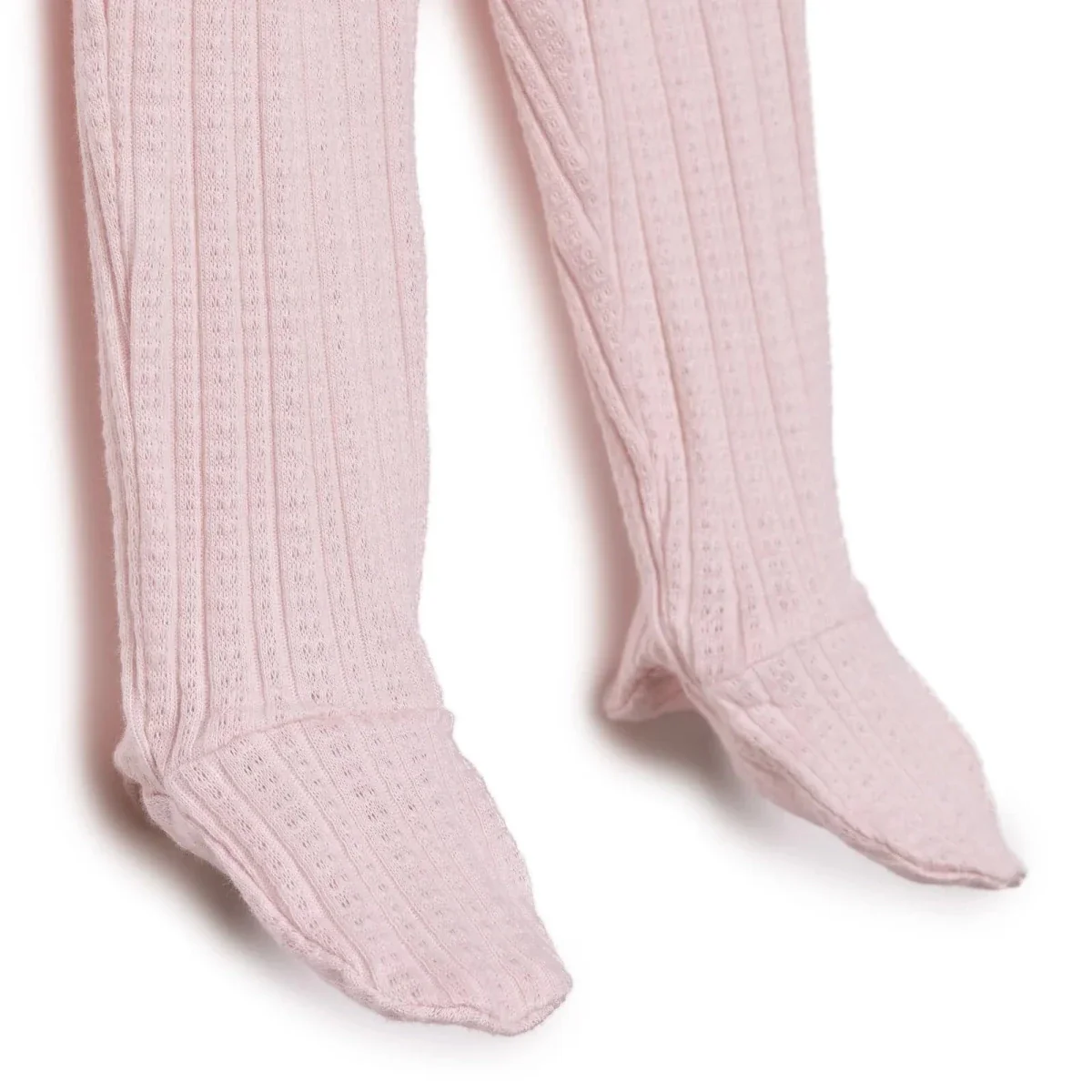 Bebetto Girls Vest Hat & Footed Bottom Set Long - Pink - Image 6