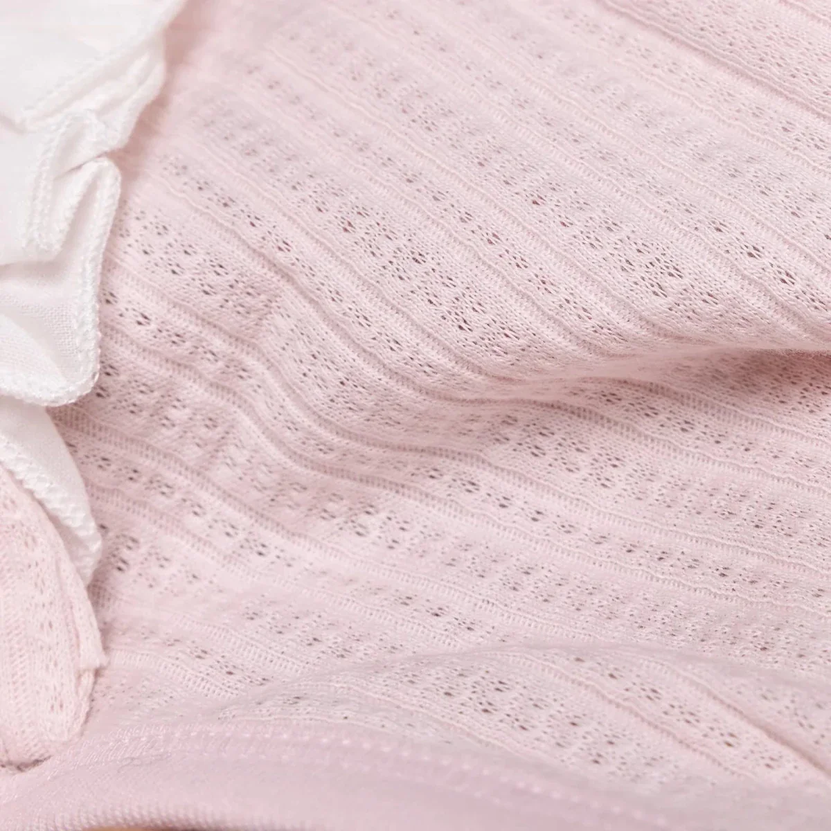 Bebetto Girls Vest Hat & Footed Bottom Set Long - Pink - Image 7