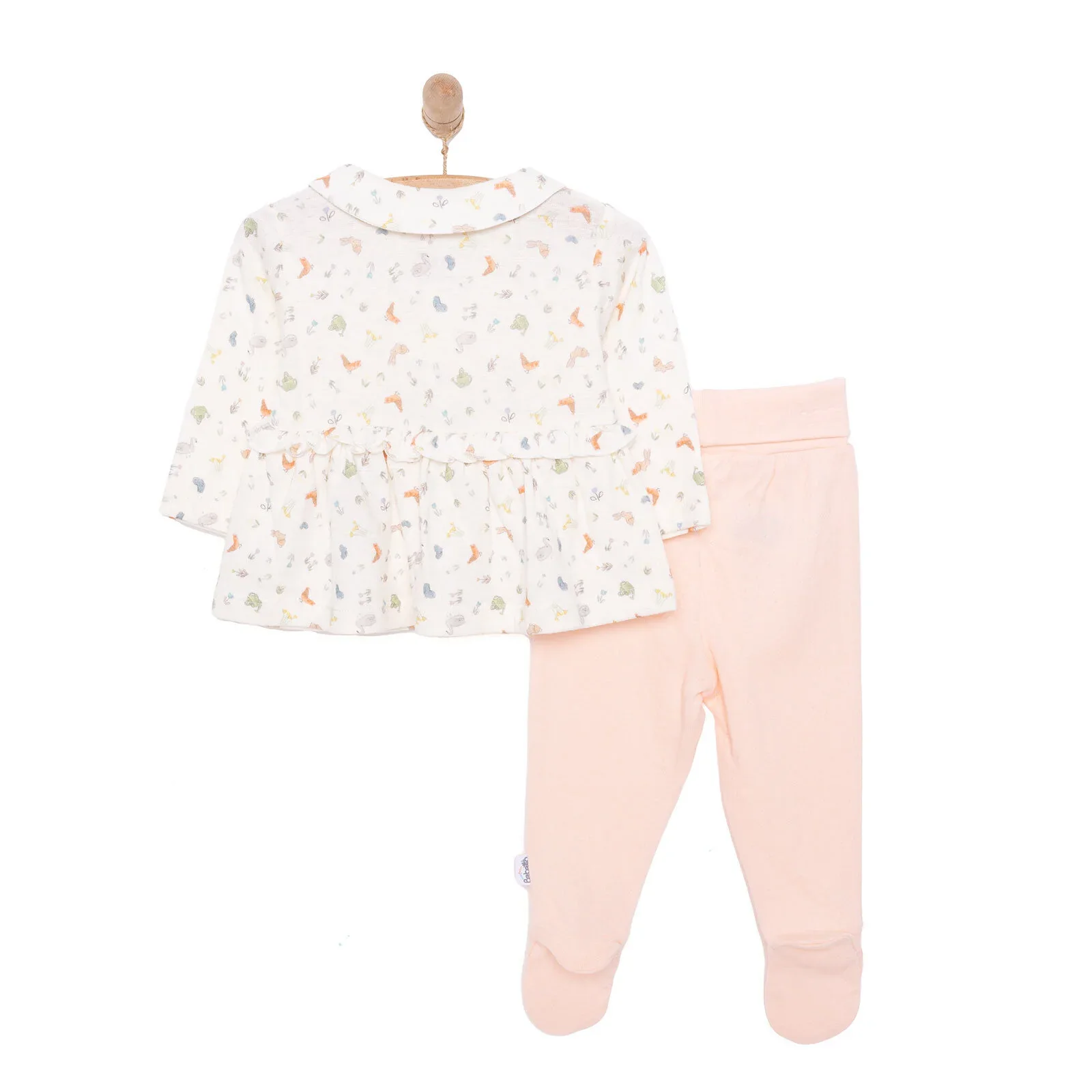 Bebetto Happy Garden Girl Tracksuit - Light Pink - Image 2