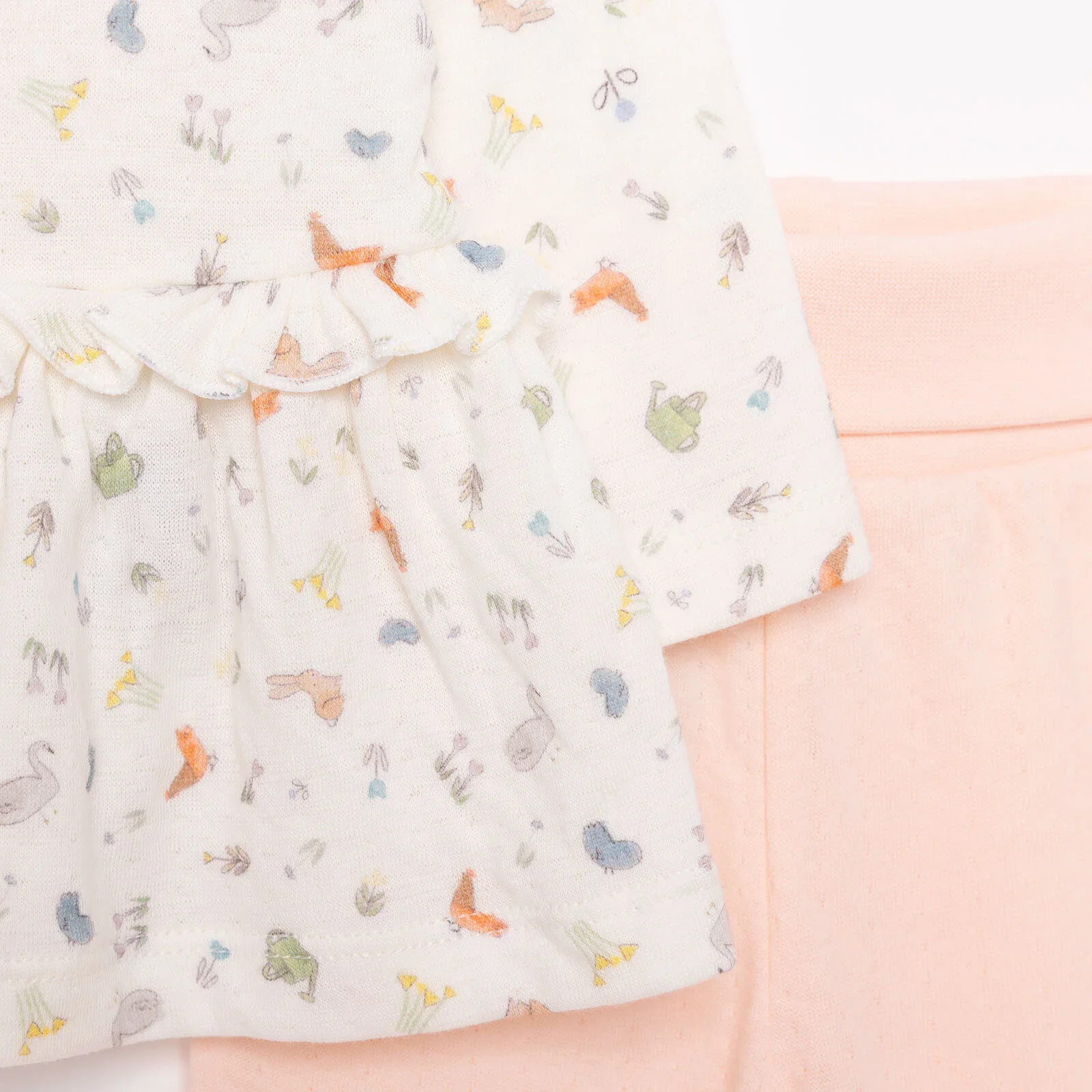 Bebetto Happy Garden Girl Tracksuit - Light Pink - Image 6