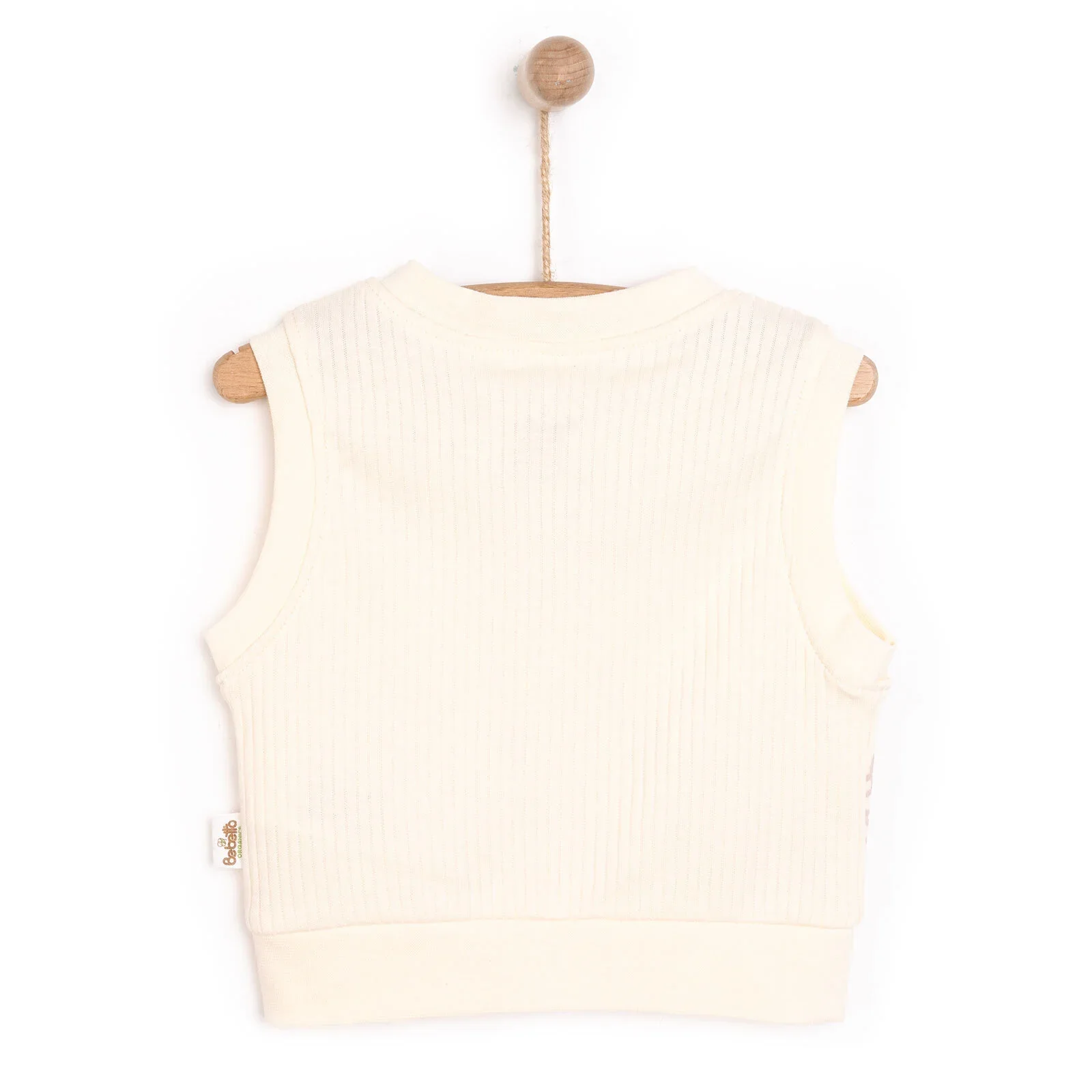 Bebetto Newborn Baby Girl Cardigan - Ecru - Image 2