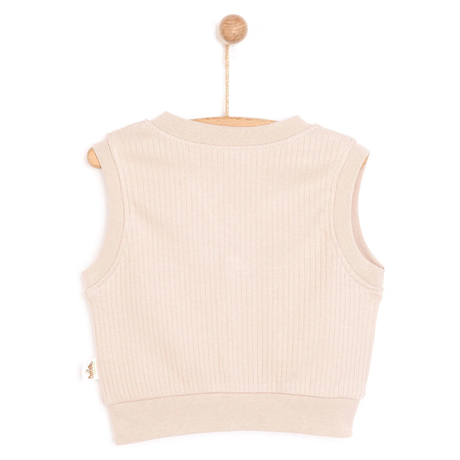 Bebetto Newborn Baby Girl Cardigan - Beige - Image 2