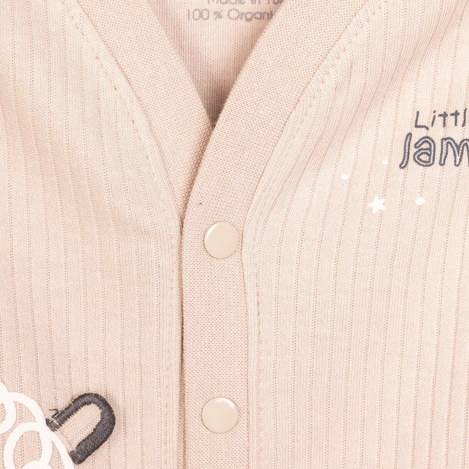 Bebetto Newborn Baby Girl Cardigan - Beige - Image 4