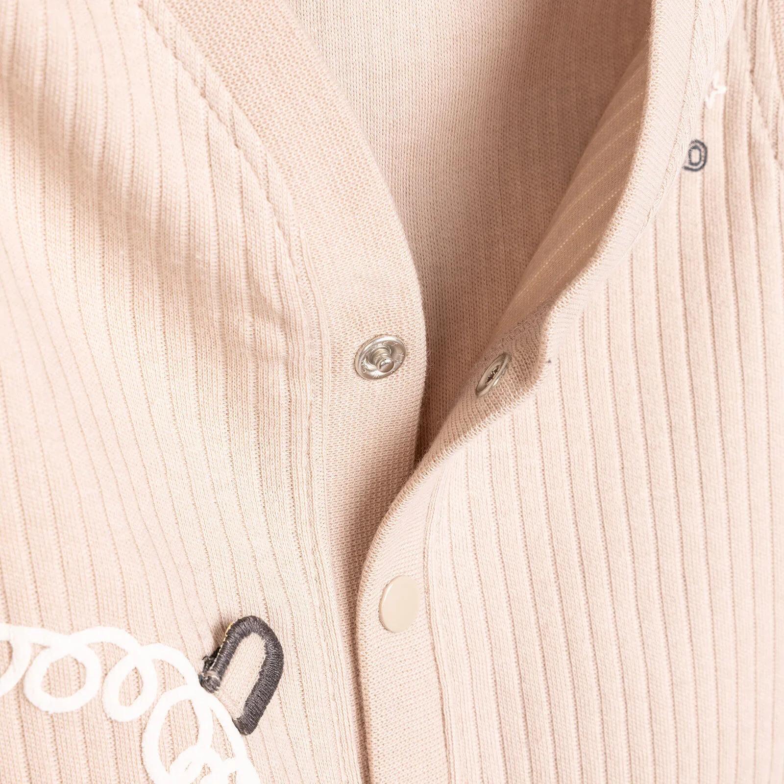 Bebetto Newborn Baby Girl Cardigan - Beige - Image 6