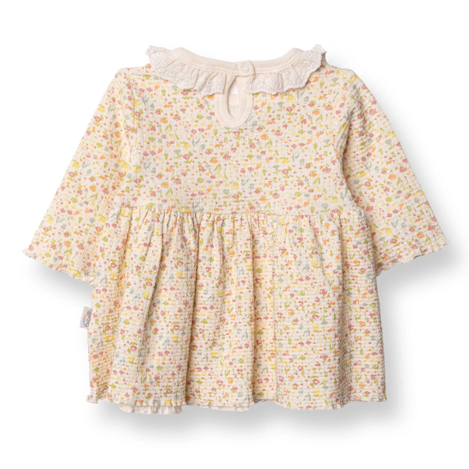 Bebetto Newborn Dress - Salmon - Image 2
