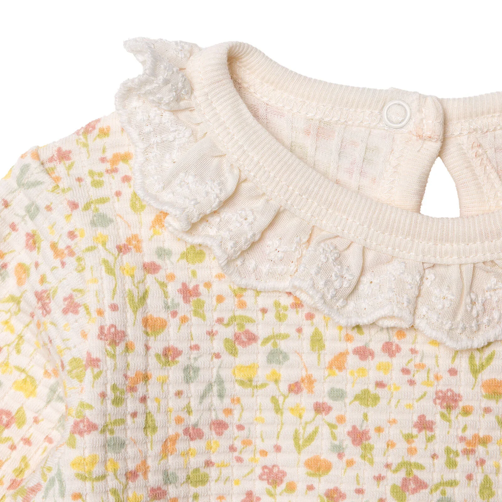 Bebetto Newborn Dress - Salmon - Image 5