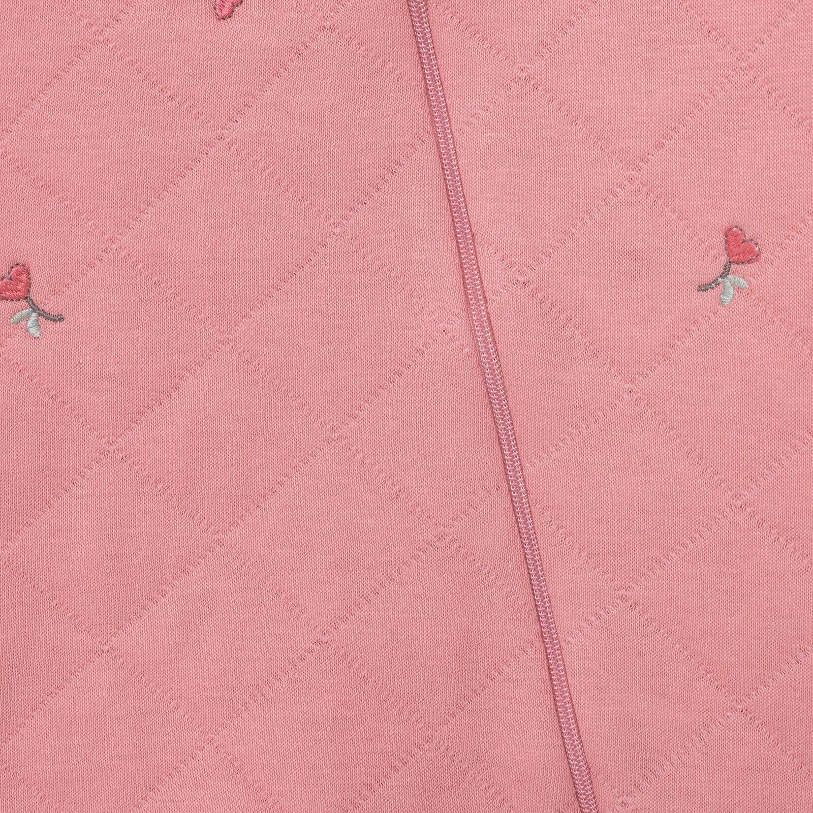 Bebetto Newborn Footless Jumpsuit - Light Rose - Image 5