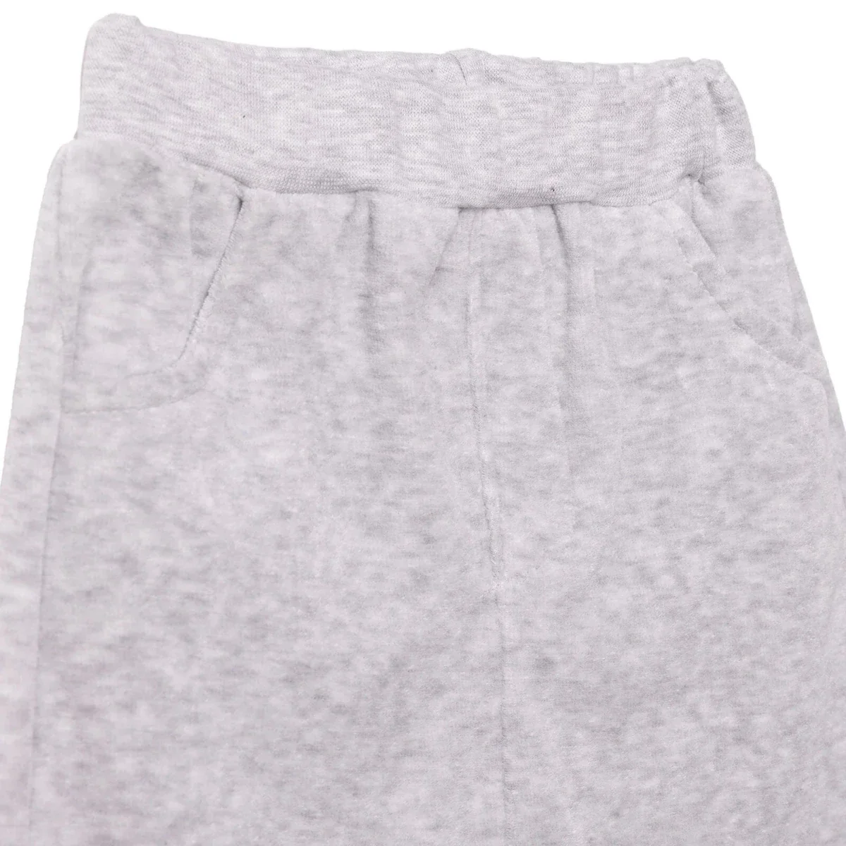 Bebetto Newborn Sweatshirt-Cardigan-Footless Bottom - Grey - Image 5