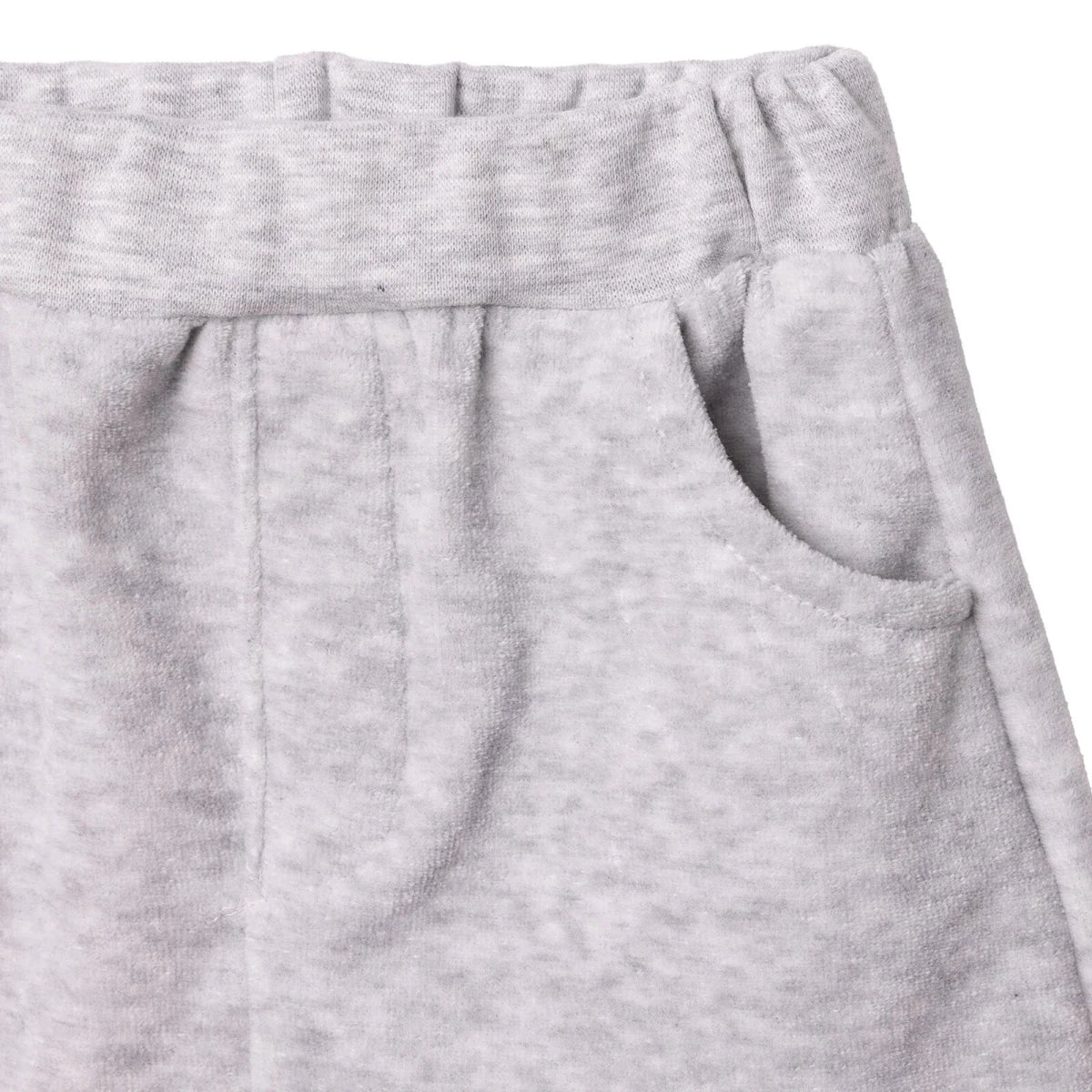 Bebetto Newborn Sweatshirt-Cardigan-Footless Bottom - Grey - Image 6