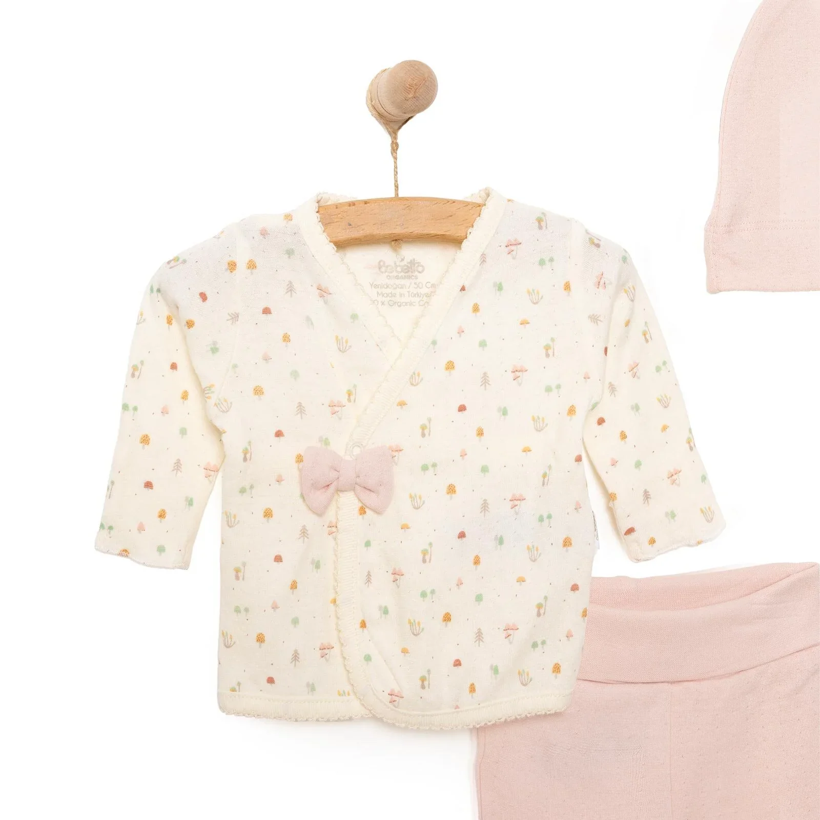 Bebetto Organic My Mushroom Girl 5 Piece Set - Light Rose - Image 4