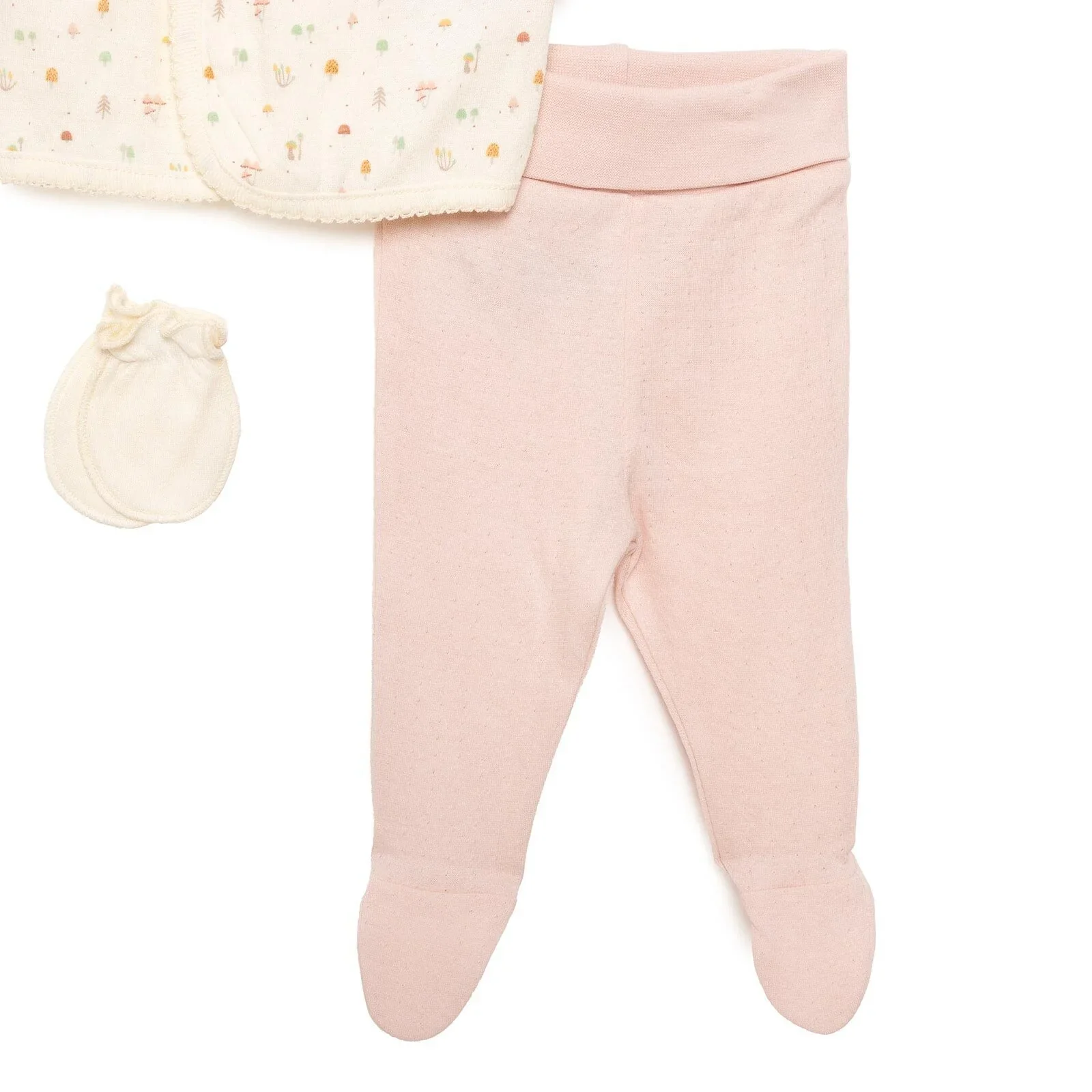Bebetto Organic My Mushroom Girl 5 Piece Set - Light Rose - Image 5