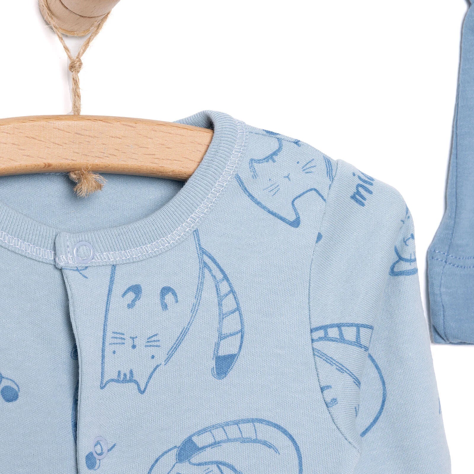 Bebetto Organic  Unisex Jumpsuit - Indigo - Image 3