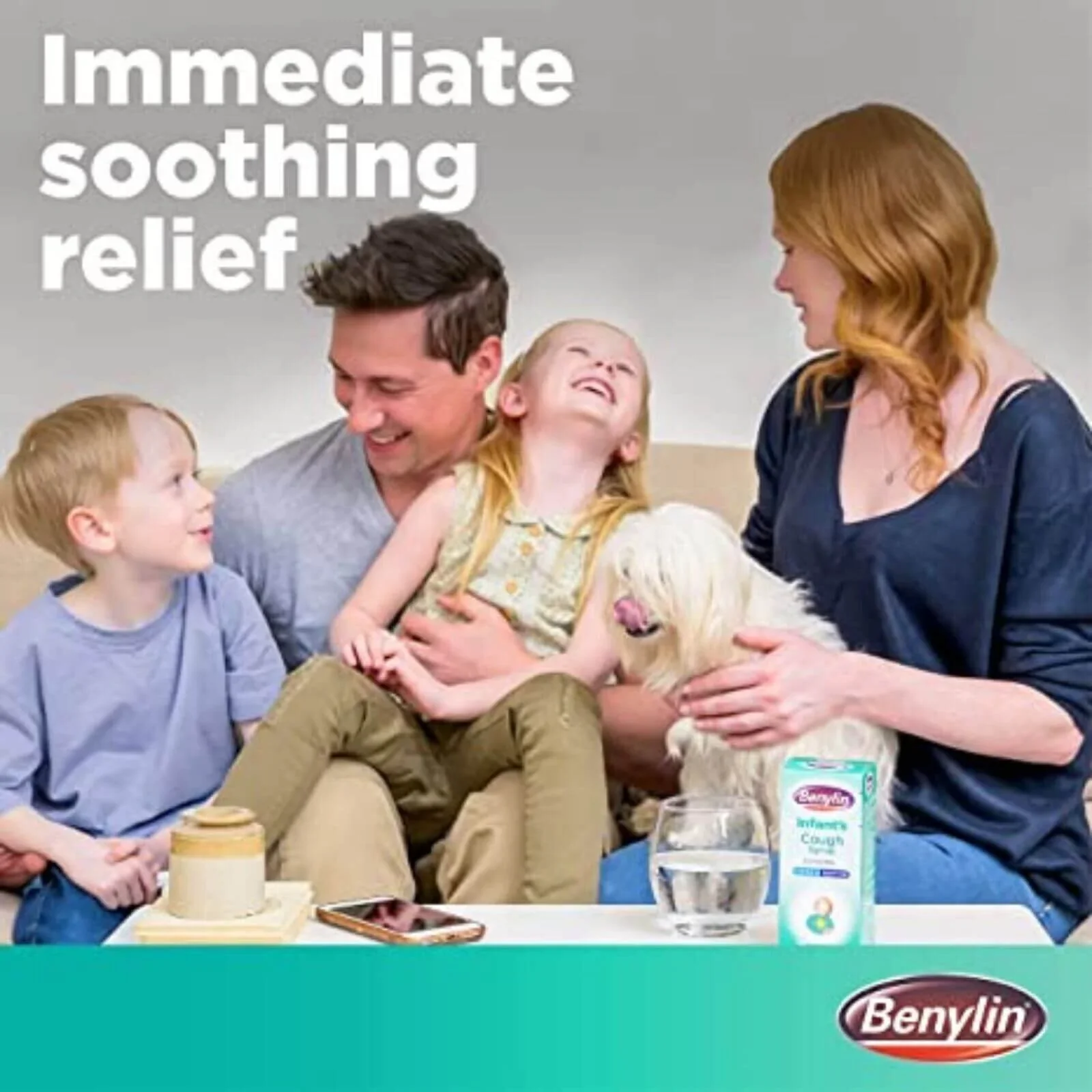 Benylin Infant's Cough Syrup Apple Flavour 3+ months 125ml - Image 2